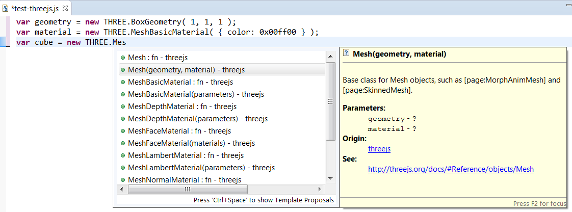 Threejs Completion